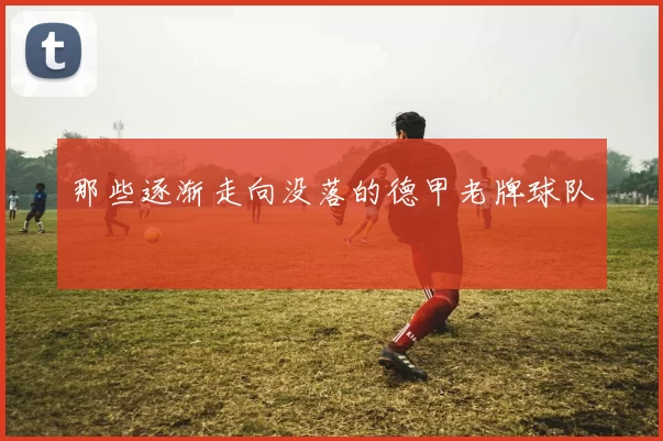 那些逐渐走向没落的德甲老牌球队